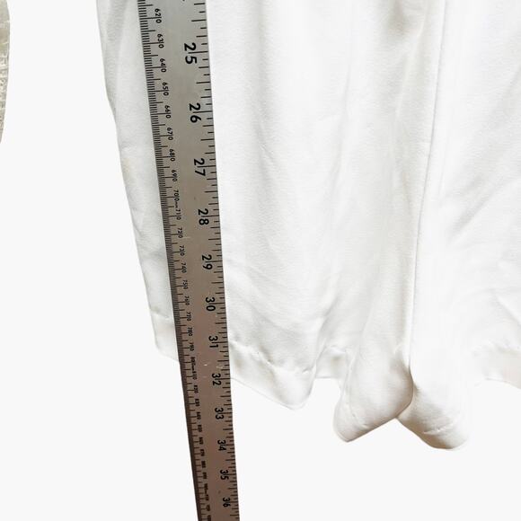 Parker Ross Romper Shorts Lace Long Sleeve‎ White size small - Picture 9 of 10